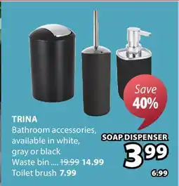 JYSK TRINA Bathroom accessories, Soap Dispenser offer