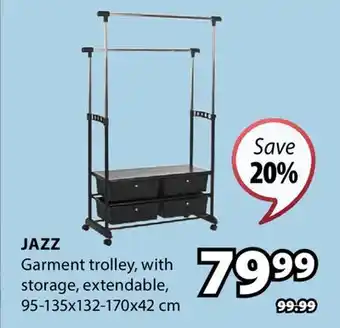 JYSK Jazz Garment trolley offer
