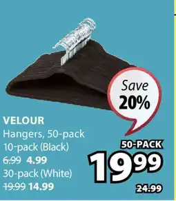 JYSK VELOUR Hangers offer