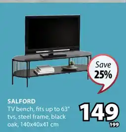 JYSK SALFORD TV bench offer