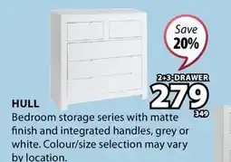 JYSK HULL 5 Drawer offer