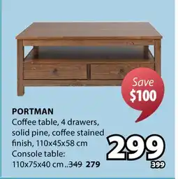 JYSK PORTMAN Coffee table offer