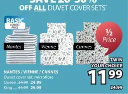 JYSK Nantes / Vienne / Cannes Duvet cover set offer
