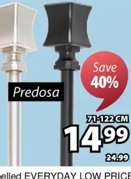 JYSK Predosa Rod Kits offer