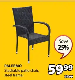 JYSK PALERMO Stackable patio chair offer
