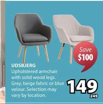 JYSK UDSBJERG Upholstered armchair offer
