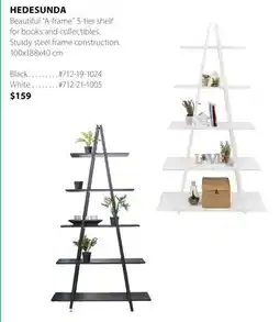 JYSK HEDESUNDA Beautiful A-frame 5-tier shelf offer