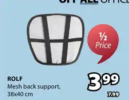 JYSK Rolf Mesh back support offer