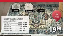 JYSK GENOA/AMALFI CATANIA Area rug offer