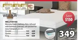 JYSK Wellpur F85 Memory foam mattress offer