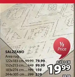 JYSK SALZZANO Area rug offer