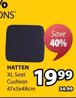 JYSK HATTEN XL Seat Cushion offer