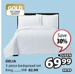 JYSK Delia 3-piece bedspread set offer