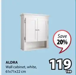 JYSK ALDRA Wall cabinet offer