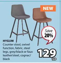 JYSK Hygum Counter stool offer
