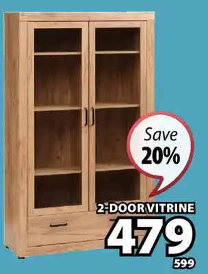 JYSK Lintrup 2-door vitrine offer
