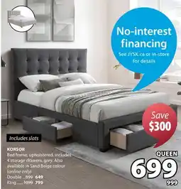 JYSK KORSOR Bed frame offer