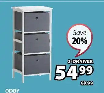 JYSK ODBY 3-DRAWER offer