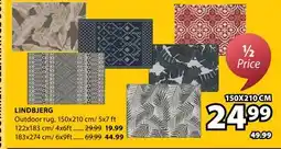 JYSK LINDBJERG Outdoor rug offer