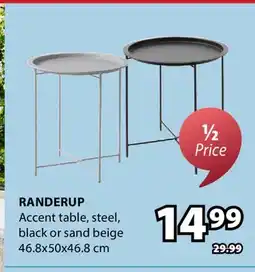 JYSK Randerup Accent table offer