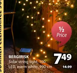 JYSK Bergirisk Solar string light offer