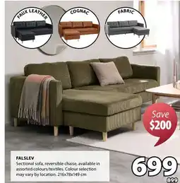 JYSK Falslev Sectional sofa offer