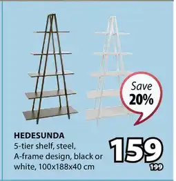JYSK HEDESUNDA 5-tier shelf offer