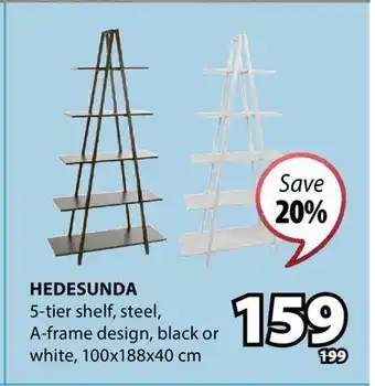 JYSK HEDESUNDA 5-tier shelf offer