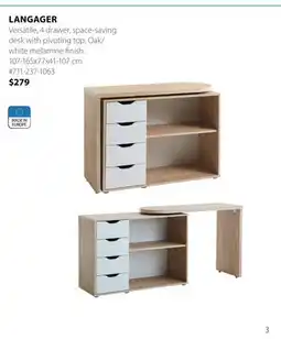 JYSK Langager Versatile, 4 drawer offer