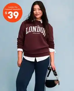Joe Fresh London City Crewneck Sweatshirt offer
