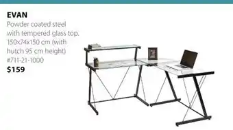 JYSK EVAN Powder coated steel offer