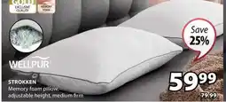 JYSK STROKKEN Memory foam pillow offer
