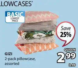 JYSK GIZI 2-pack pillowcase offer