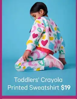 Joe Fresh Toddlers' Crayola Printed Sweatshirt offer