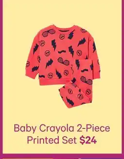 Joe Fresh Baby Crayola 2-Piece Printed Set offer