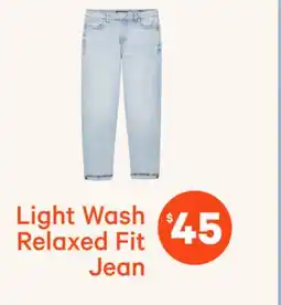Joe Fresh Light Wash Relaxed Fit Jean offer