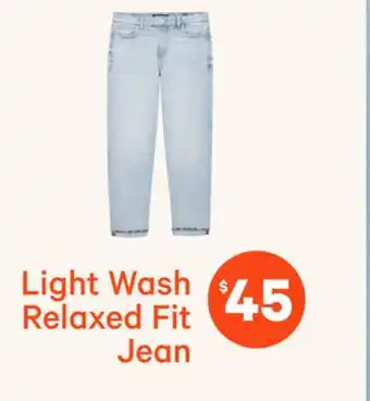Joe Fresh Light Wash Relaxed Fit Jean offer