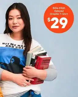 Joe Fresh Billie Eilish Relaxed Graphic T-Shirt offer