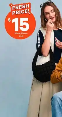 Joe Fresh Micro Fleece Vest offer
