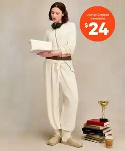 Joe Fresh Lounge Cropped Sweatshirt offer