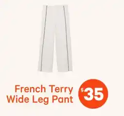 Joe Fresh French Terry Wide Leg Pant offer