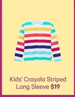 Joe Fresh Kids' Crayola Striped Long Sleeve offer