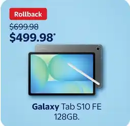 Walmart Galaxy Tab 510 FE 128GB offer