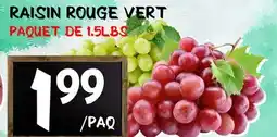 Marche Salaberry RAISIN ROUGE VERT offer