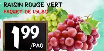 Marche Salaberry RAISIN ROUGE VERT offer
