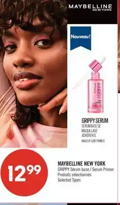 Pharmaprix MAYBELLINE NEW YORK GRIPPY Serum Primer offer
