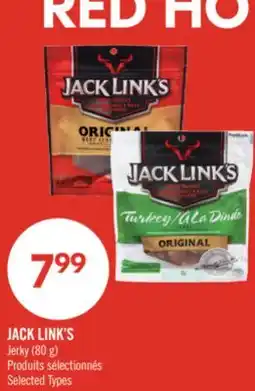 Pharmaprix JACK LINK'S Jerky offer