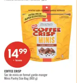 Pharmaprix COFFEE CRISP offer