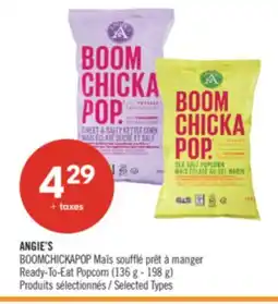 Pharmaprix ANGIE'S BOOMCHICKAPOP Ready-To-Eat Popcorn offer