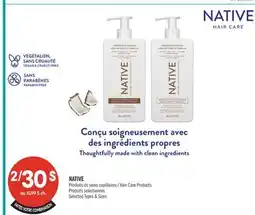 Pharmaprix NATIVE Hair Care Products offer